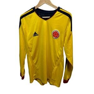 Columbia soccer shirt futbol jersey adidas long sleeve federacion home uniform